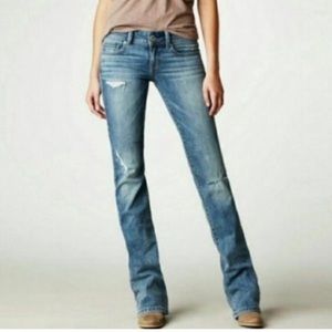 American Eagle 77 Straight Distressed Jeans size 0